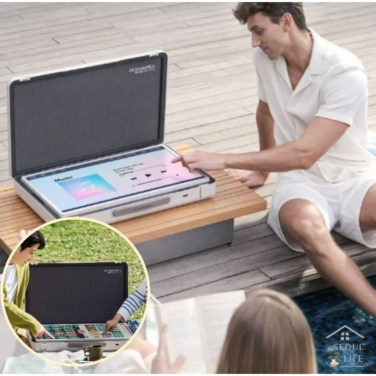 *LG Standby Me Go* FHD Portable, touch screen LCD TV with briefcase, 27" (68cm) for outdoor & camping