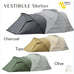 *Minimal Works* VESTIBULE Extension tent for Shelter G & GH models Camping Gear