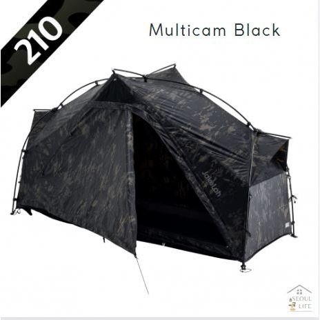 *JakeLah* J.cot 210 tent for one person/ bike tent & easy carrying tent for  camping - Multicam Black