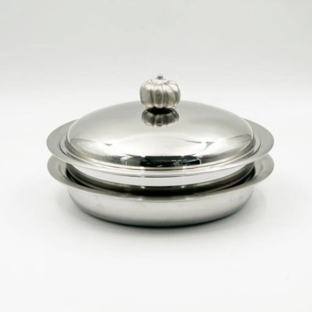 [finnilo] 316ti Stainless 5Ply Stew Pot with Pumpkin/ Maple Leaf Handle Lid