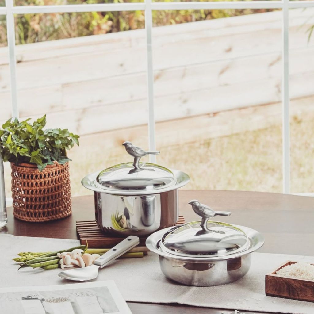 [finnilo] 316ti Stainless 5Ply Gourmet Stew & Rice Pot in 2 Sizes