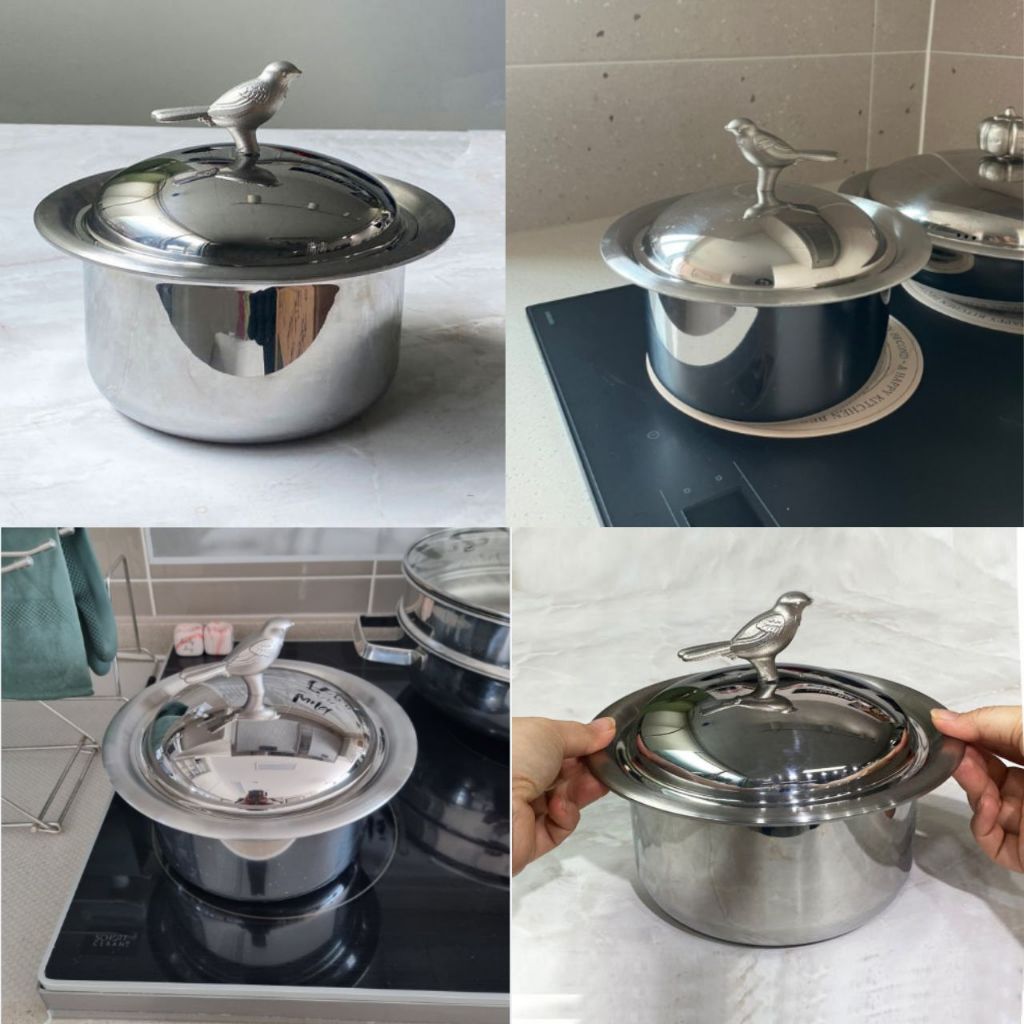 [finnilo] 316ti Stainless 5Ply Gourmet Stew & Rice Pot in 2 Sizes