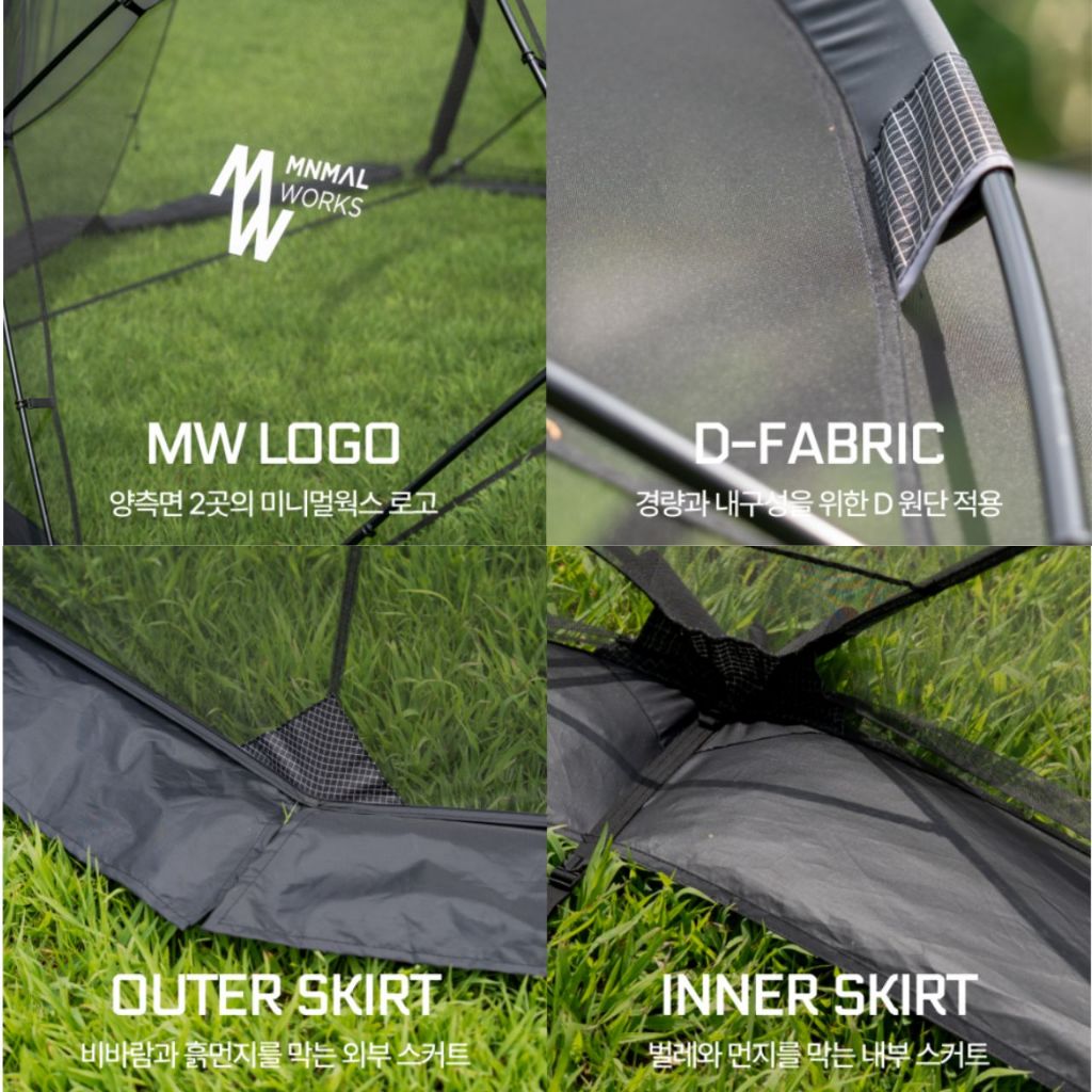 [Minimal Works] Full Mesh Skin Series for Shelter G/GH, Shelter GE/GHE and Agora Shelter