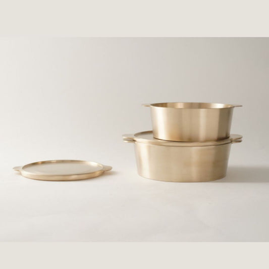 [Urinot] Traditional Korean Brassware Pot with Lid